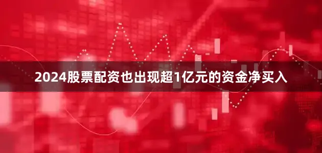 2024股票配资也出现超1亿元的资金净买入