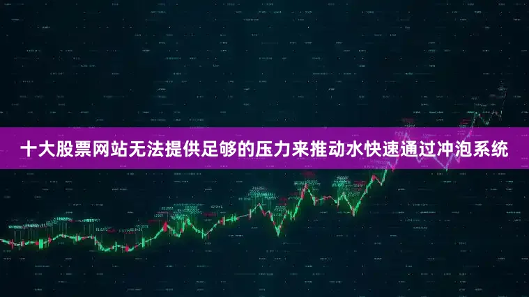 十大股票网站无法提供足够的压力来推动水快速通过冲泡系统